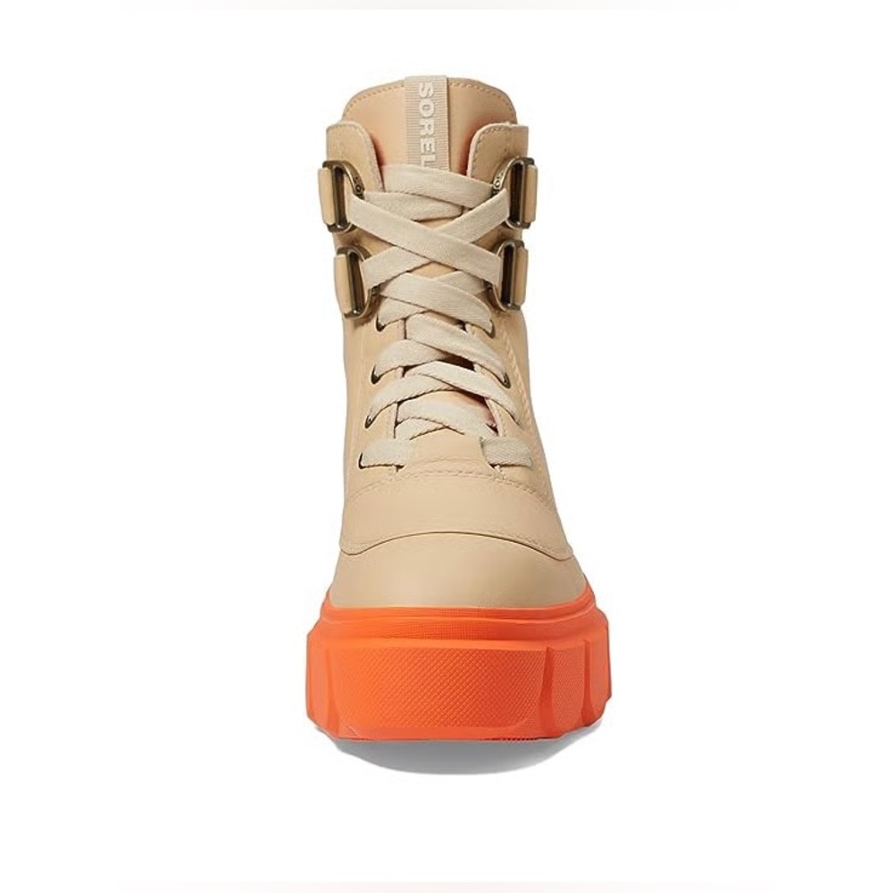 Sorel Caribou x Lace Up Waterproof WP Boots Ceramic/Optimized Orange 10.5 New